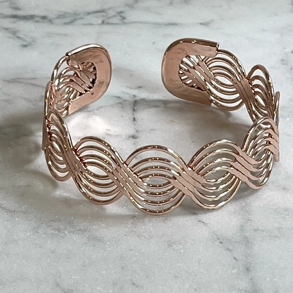 Plunder Rose Gold Cuff Bracelet